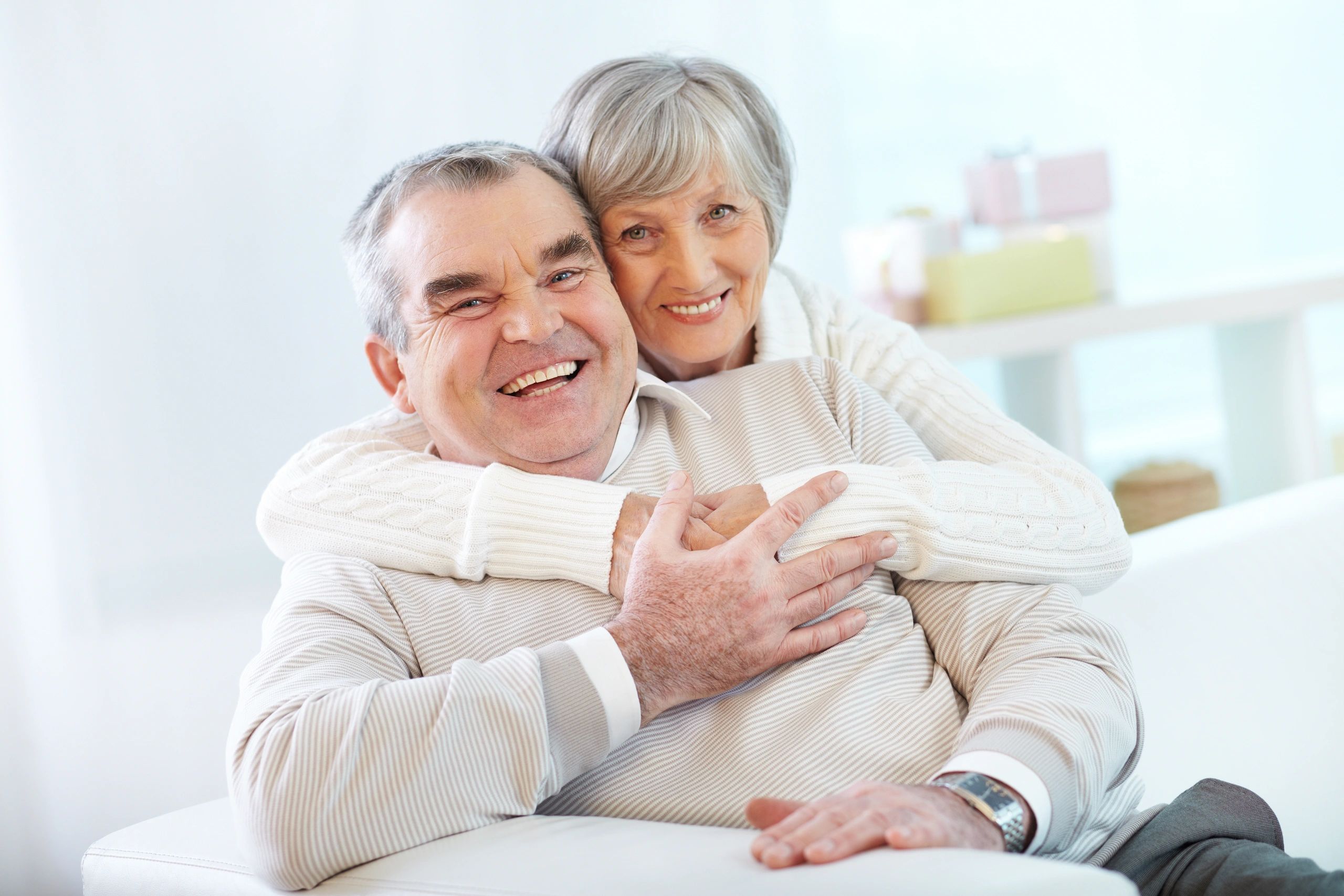 Realtor meeting with senior homeowner